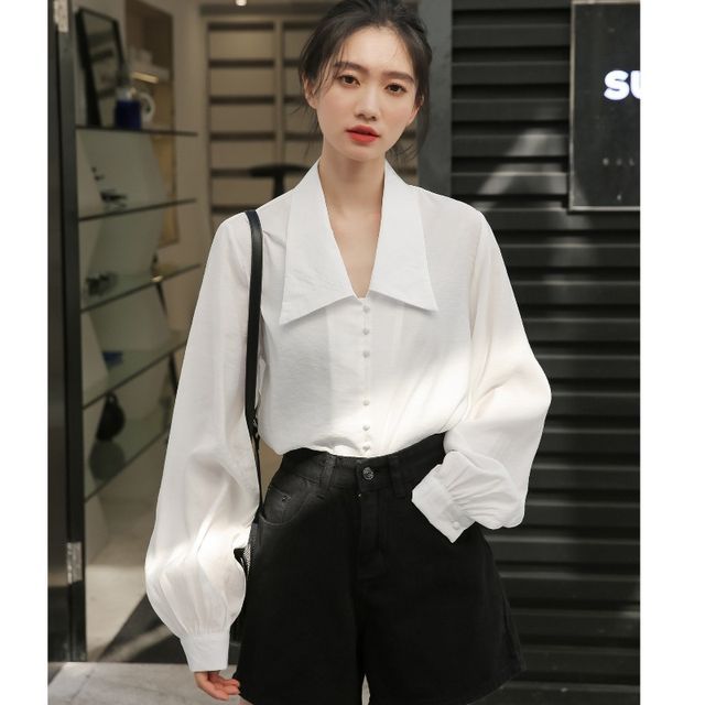 Mikiko - Plain Shirt | YesStyle