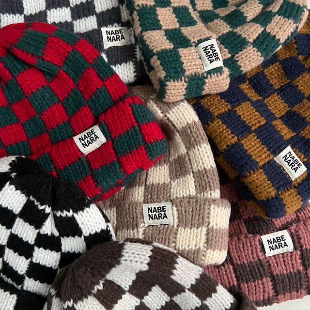 Sparktage - Checkerboard Beanie | YesStyle