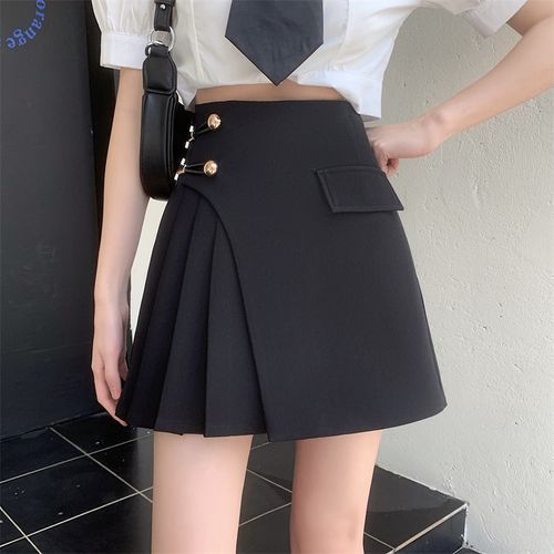 Dandijoy - Plain Mini A-Line Skirt