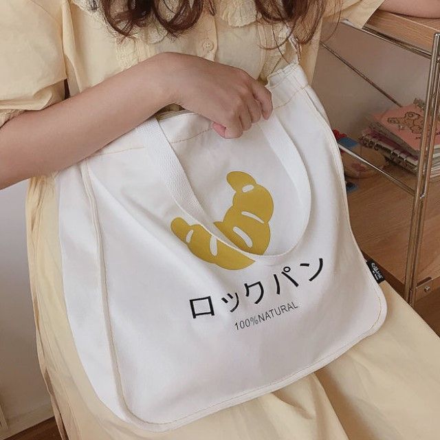 Croissant Tote Bag