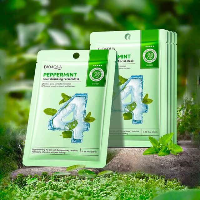 BIOAQUA-Peppermint Pore Shrinking Facial Mask