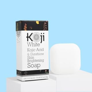 glutathione or kojic acid for skin whitening Koji White - Kojic Acid & Glutathione Skin Brightening Soap