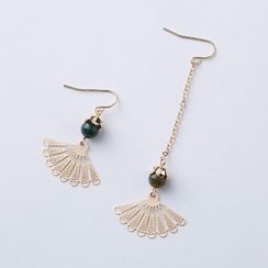 Cometto - 金属扇耳坠 Cometto - 金属扇耳坠