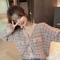 MISS YOYO - Tweed Cardigan MISS YOYO - Tweed Cardigan