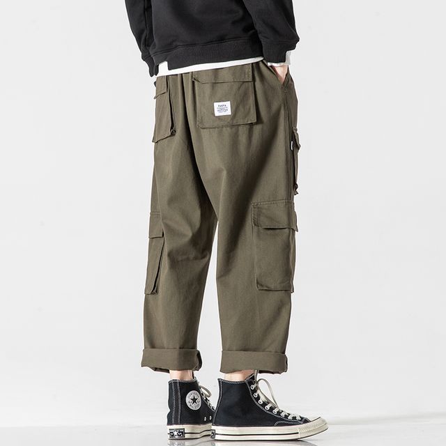 wide leg cargo shorts