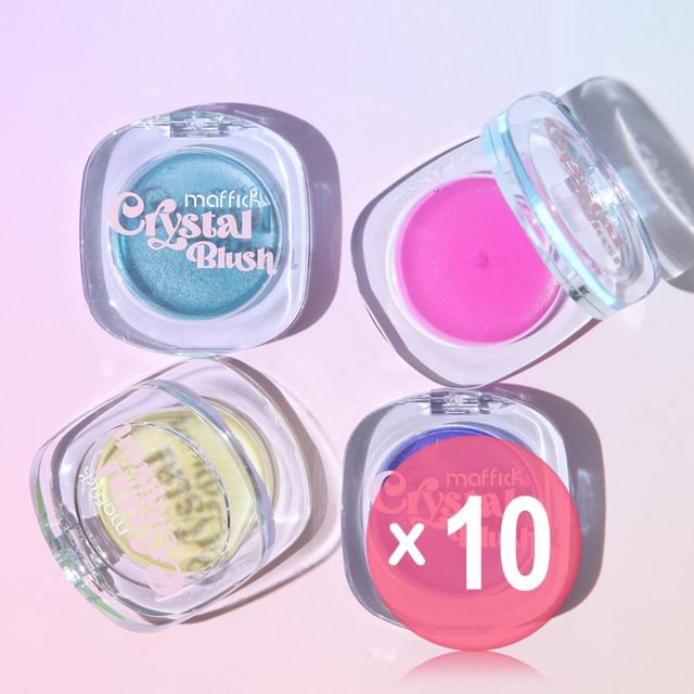 MAFFICK-Clear Crystal Color Changing Blush - 6 Colors 10pcs Bundle Set