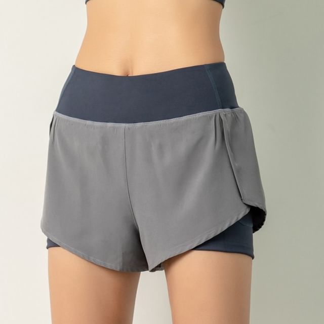 Bolgivy-High Waist Sweat Shorts