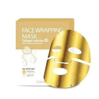 Berrisom - Face Wrapping Mask Collagen Solution 80 Set (5pcs)