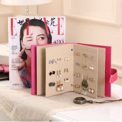 Jewelim - Faux Leather Earrings Organizer Jewelim - Faux Leather Earrings Organizer