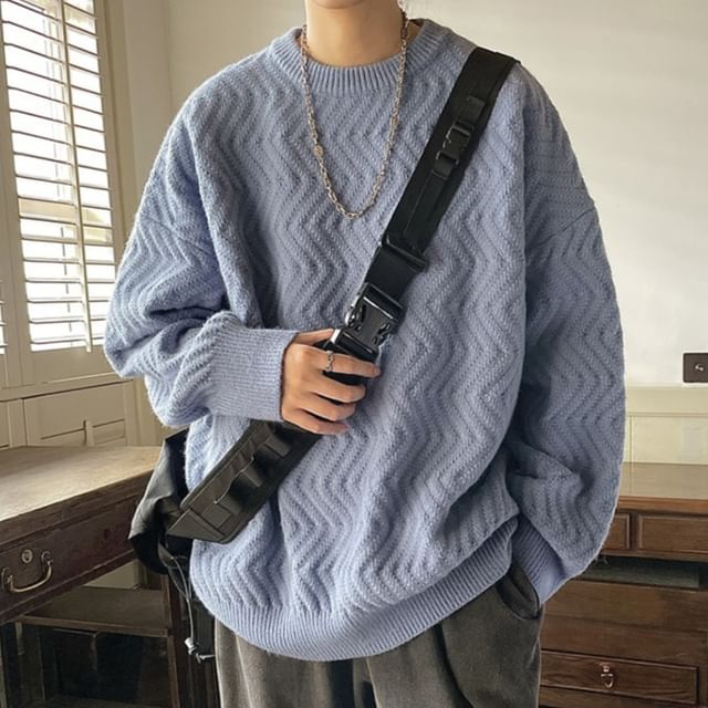 Neonity Wear-Crewneck Plain Sweater