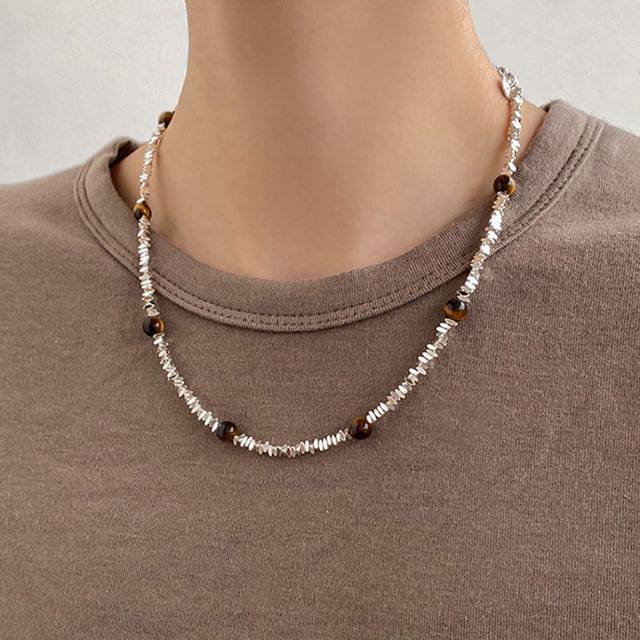 Panda Dama-Gemstone Beaded Necklace