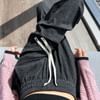 Drawstring Waist Melange Loose Fit Sweatpants
