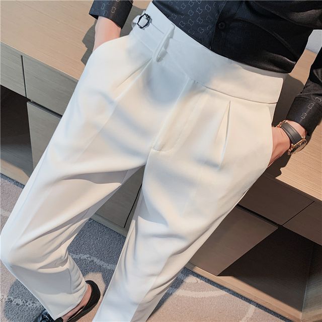 2022 Wedding Dress Pants for Men Business Suit Pant Casual Slim Formal Pants  Pantalon Costume Men Suit Trousers Plus size 29-36 | Lazada PH