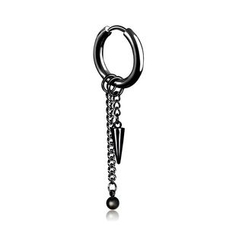 Prushia - Stainless Steel Chained Dangle Earring Prushia - Stainless Steel Chained Dangle Earring