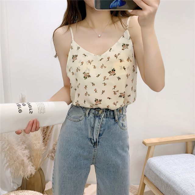 chiffon camisole tops