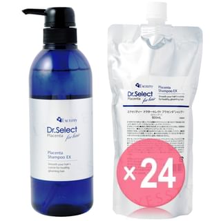 Dr.Select - Excelity Dr.Select Placenta Shampoo EX (x24) (Bulk Box)