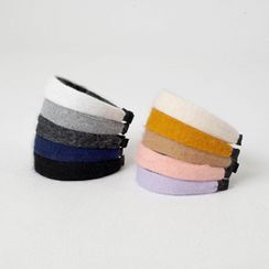 FROMBEGINNING - Fuzzy Knit Hair Band