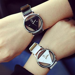 InShop Watches - 三角仿皮帶手錶 InShop Watches - 三角仿皮帶手錶