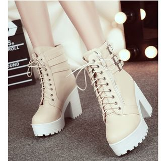 Roll With It Platform Ankle Boot