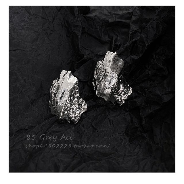 Jael-Irregular Rhinestone Alloy Earring