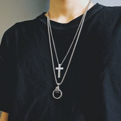 InShop Watches - 戒指鏈條項鏈 / 十字架鏈條項鏈 / 套裝 InShop Watches - 戒指鏈條項鏈 / 十字架鏈條項鏈 / 套裝