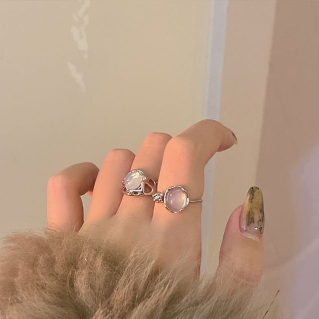 Chimerro-Cabochon Open Ring