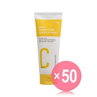 DEOPROCE - Vita C Toning Care Capsule Foam (x50) (Bulk Box)