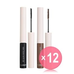 The Saem - Saemmul 3D Slim Mascara - 2 Colors (x12) (Bulk Box)