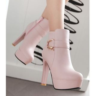 Freesia High Heel Ankle Boots
