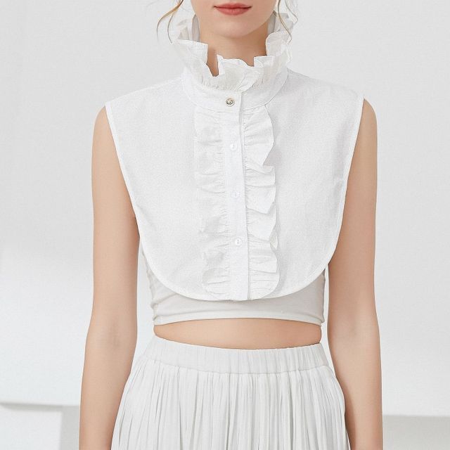 MIOW-Ruffle Stand Collar Decorative Collar
