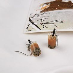Green Isle - Bubble Tea Dangle Earrings Green Isle - Bubble Tea Dangle Earrings