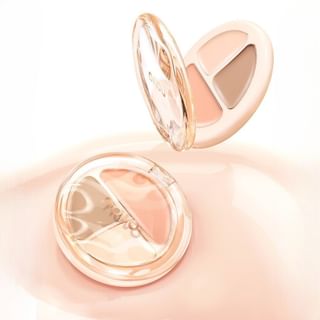 NOVO - Clear And Flawless 3-Color Concealer Palette - 2 Types