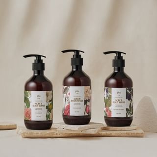 plu - Perfumed Spa Scrub Body Wash - 3 Types 