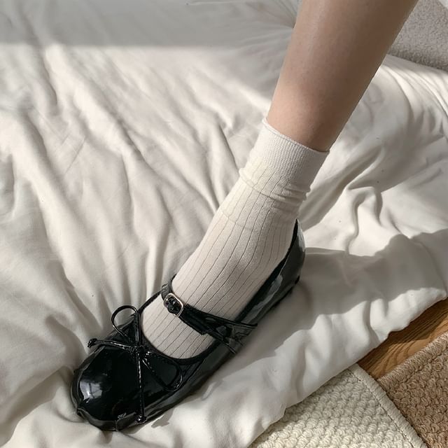 Desperim-Plain Ankle Socks