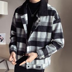 Andrei - Plaid Zipped Jacket Andrei - Plaid Zipped Jacket