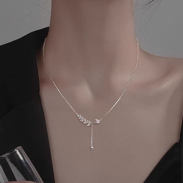 Seirios-Wheat Lariat Necklace