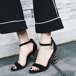 Kireina - Faux-Suede High-Heel Sandals Kireina - Faux-Suede High-Heel Sandals