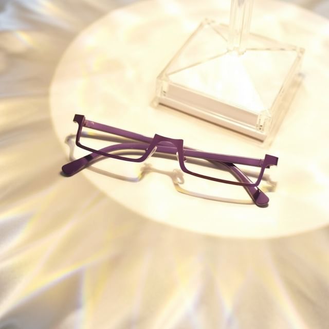 MOL Girl-Square Half Frame Glasses