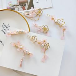 Teeny Trendy - Faux Pearl Sakura Hair Clip Teeny Trendy - Faux Pearl Sakura Hair Clip