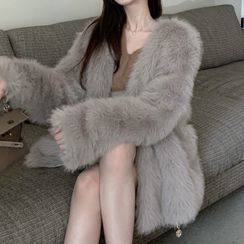 korean fur coat