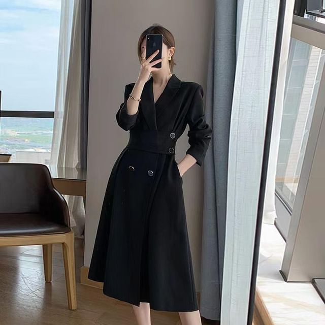 midi blazer dress