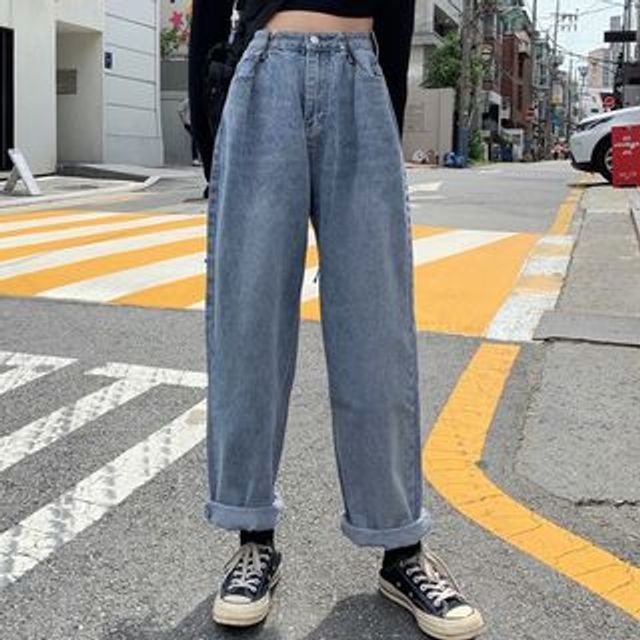 Dute-Jeans mit geradem Bein