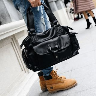 BagBuzz-Mochila de cuero sintético