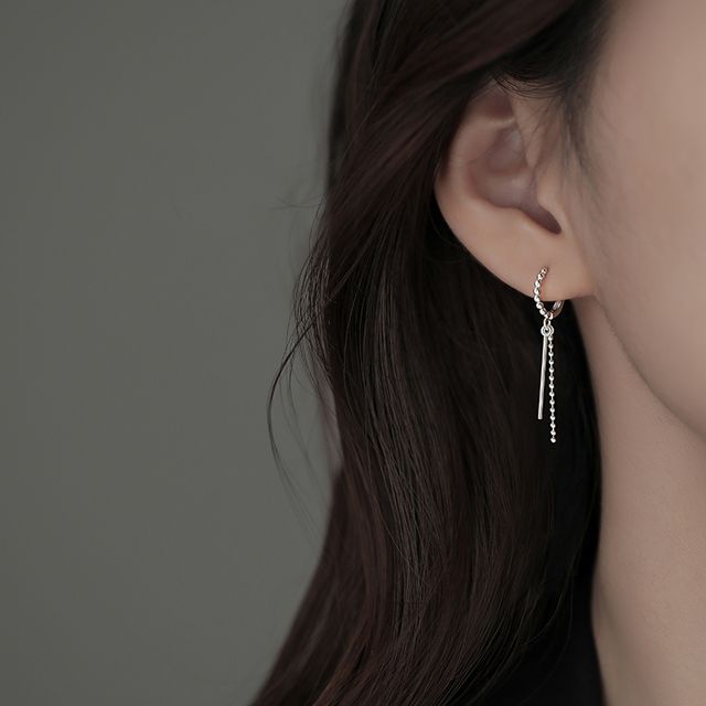 Toinianimos-Sterling Silver Drop Earring