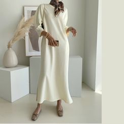 NANING9 - 3/4-Sleeve Maxi T-Shirt Dress NANING9 - 3/4-Sleeve Maxi T-Shirt Dress