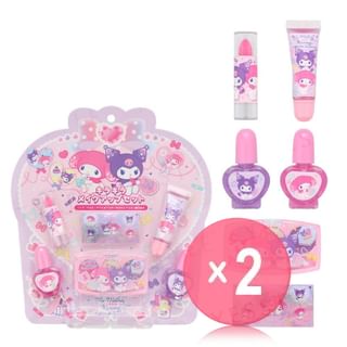 SHOBIDO - Sanrio My Melody & Kuromi Kirakira Makup Set 2pcs Bundle Set