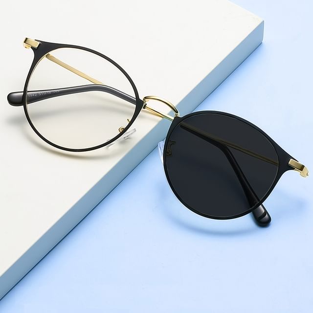 Aisyi-Photochromic Metal Frame Sunglasses