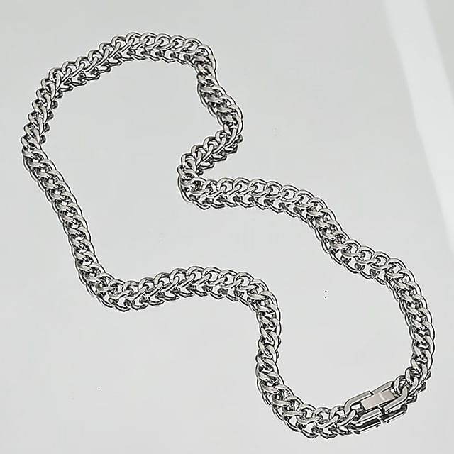 Lilafey-Metal Chain Necklace