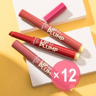 BEAUTY GLAZED - Shimmering Juicy Lipstick / Lip Balm - 12 Colours (x12) (Bulk Box)