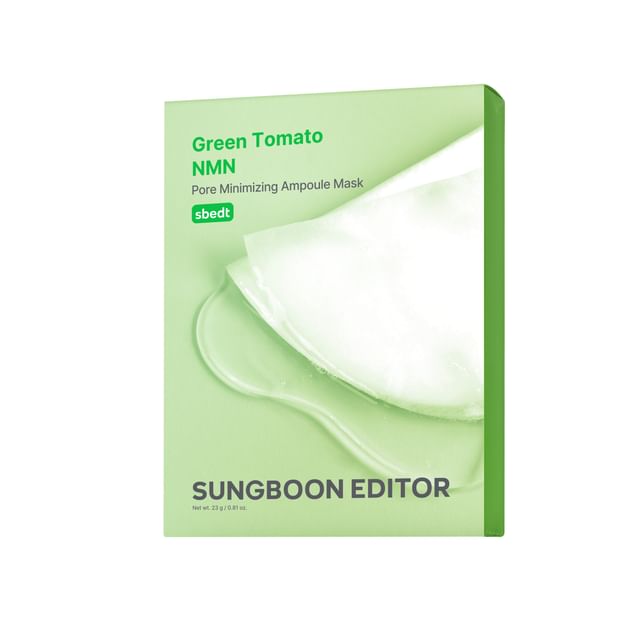 SUNGBOON EDITOR-Green Tomato NMN Pore MinimizingAmpoule Mask Set